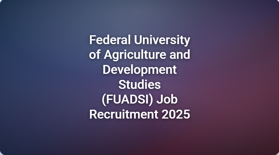 FUADSI Recruitment Exercise